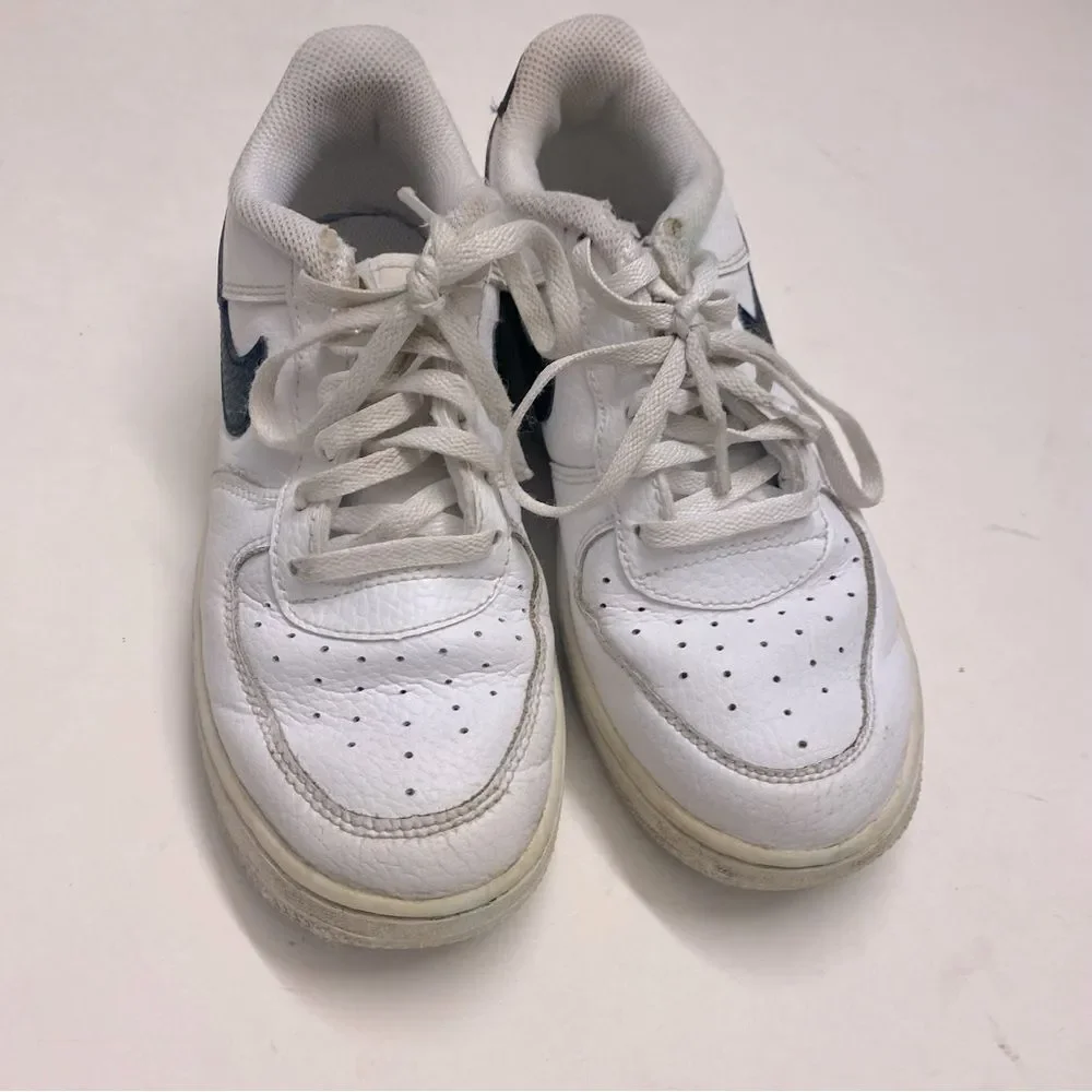 Nike Air Force 1 Low top White Black CZ1685-100 kids sneakers shoes youth 2.5Y